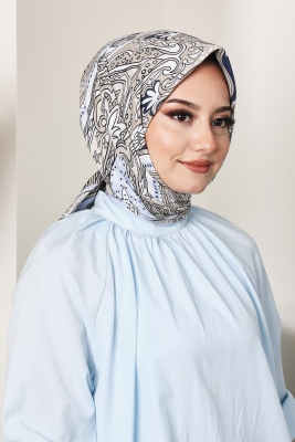 Soft Etro Eşarp Gri - AFVENTE