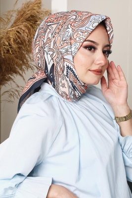 Soft Etro Eşarp Turuncu - AFVENTE