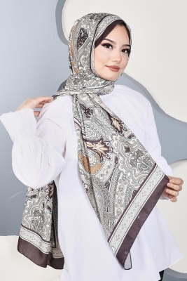 Soft Etro Şal Çikolata - Afvente