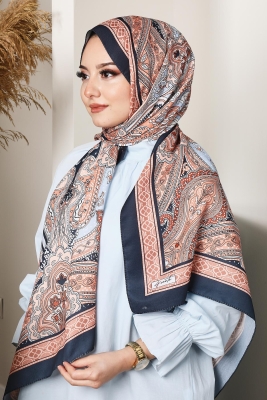 Soft Etro Şal Turuncu - Afvente