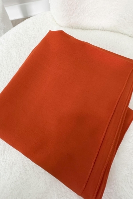 Turuncu Kraş Pamuk Şal - Afvente